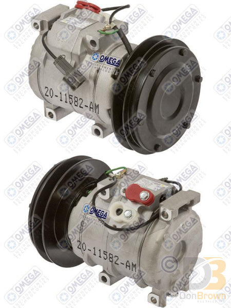 Omega Compressor 10S15C 1B 5/8in Groove 24V 152mm 20-11582-AM