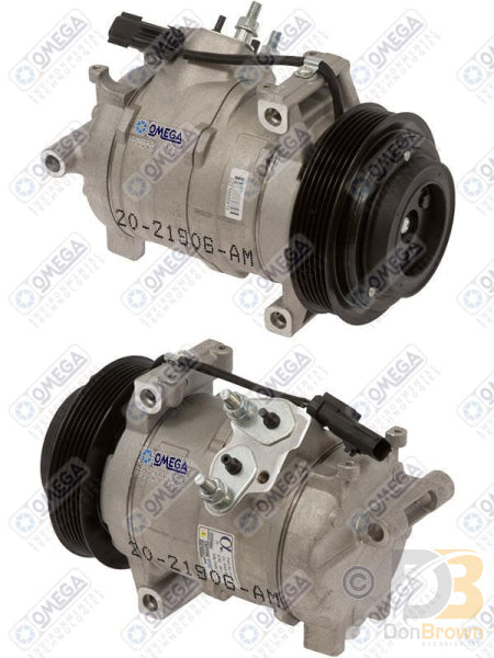 Omega Compressor 10S17C 124mm PV6 12V 20-21906-AM