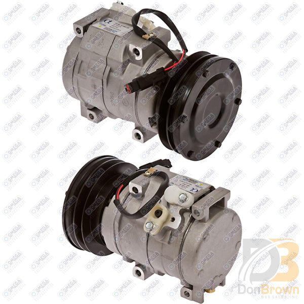 Omega Compressor 10S17C 1GR 5.33in 24V Dust Cover 20-14607-AM