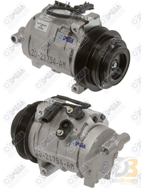 Omega Compressor 10S20C PV6 125mm 12V 20-21794-AM