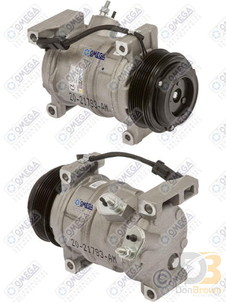 Omega Compressor 10SR17C PV6 12V 108mm 20-21793-AM