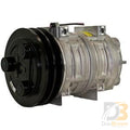 Trans/Air Compressor, 13 Cid, QP21, Direct, (2) V 1/2", 145MM, 12V, Pad 512220