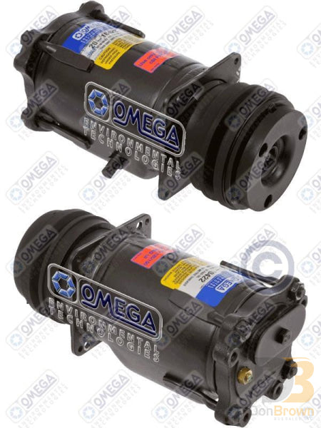 Omega Compressor A6 5in 1A 12V Clutch New 20-10422