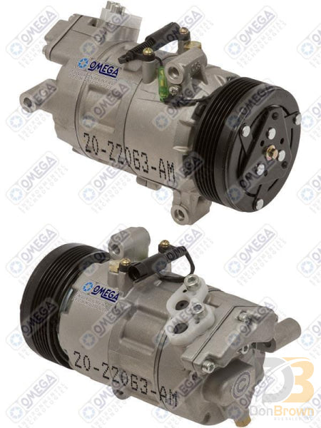 Omega Compressor Calsonic CSV613 PV6 110mm 12V 20-22063-AM