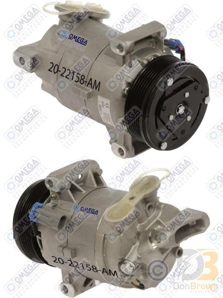 Omega Compressor Cvc PV6 105mm 12V 20-22158-AM