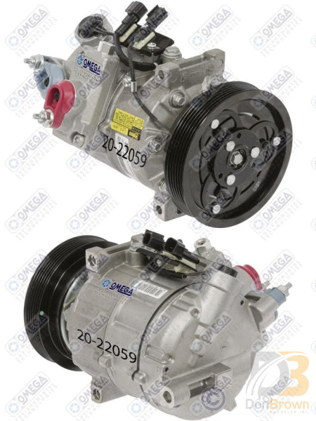 Omega Compressor DCS17EC PV6 129.5mm 12V 20-22059