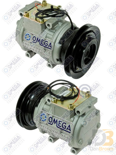 Omega Compressor Denso 10PA15C 1GR 5.64in 12V 20-21584