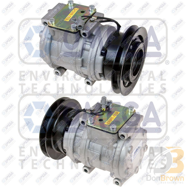 Omega Compressor Denso 10PA15C 1GR 5.64in 12V 20-21584-AM