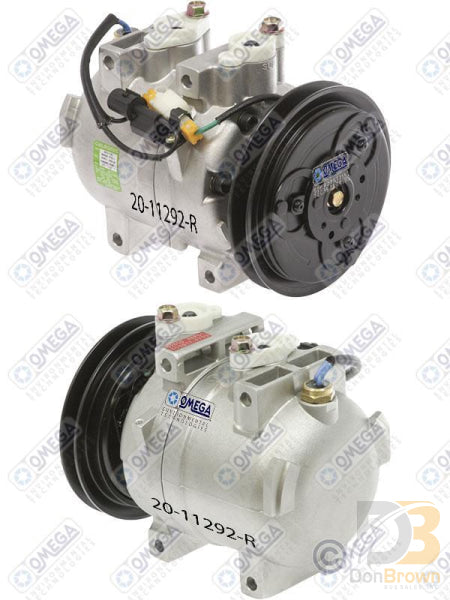Omega Compressor DKV14C 1GRV 135mm Hitachi Mando 24V Remfg 20-11292-R