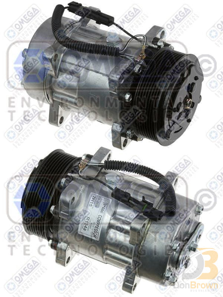 Omega Compressor FLX7 4864 Hpad Ear MT 119mm PV8 12V GV Head 20-14864-AM