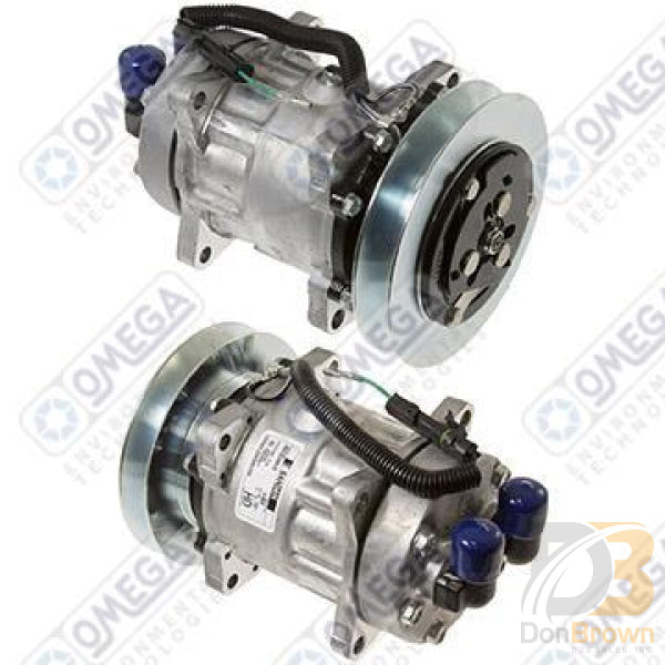 Omega Compressor FLX7 4868 Pag E-mt 158mm C1 12V with 1 X 14 Fitting 20-14868-UP