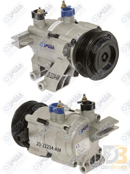 Omega Compressor FS18 PV6 113mm 12V 20-22234-AM