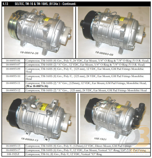 MCC Compressor (plygrve) 108-1921Z