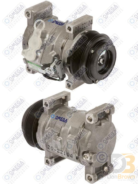 Omega Compressor PV6 12V 15-22213 20-22104