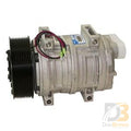 Trans/Air Compressor, QP21, 10 Gv, ÃƒËœ127MM, Spring Leaf Hub 512316
