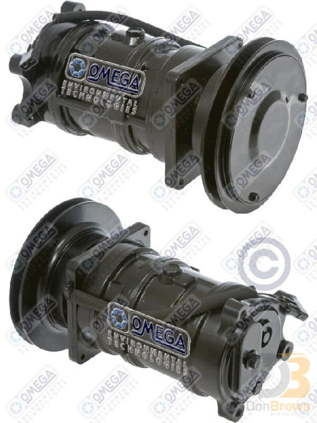 Omega Compressor S6 1A 12V 6.67in with hp Switch with dust Cover 20-11588-AM