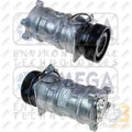 Omega Compressor S6 PV8 12V 4.81in with high Pressure Switch R134 20-11596-AM