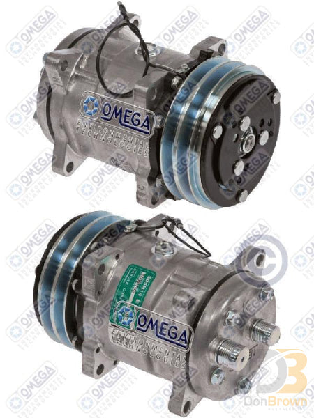 Omega Compressor SD5H14 6630 Hor 132mm 2A 12V Ear 20-10018