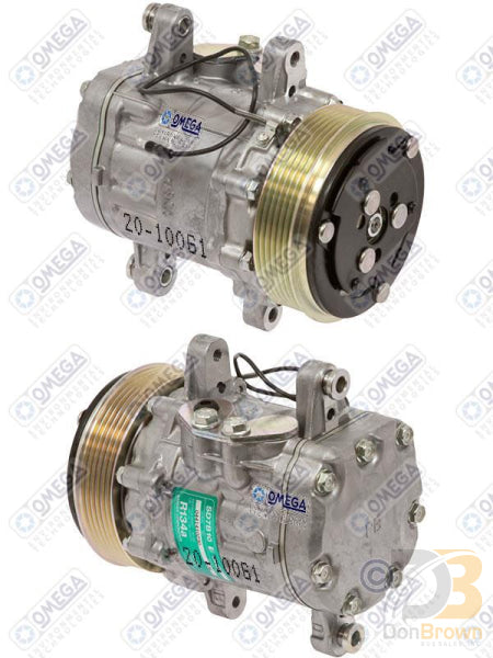 Omega Compressor SD7B10 Pad R134A 112mm PV6 12V Spc Ear 20-10061