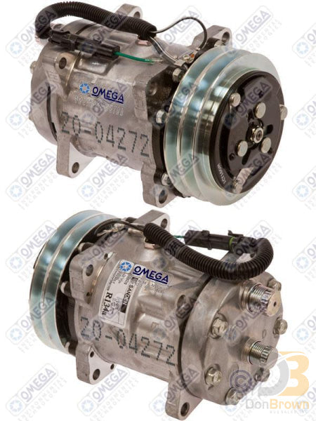 Omega Compressor SD7H15 4272 Hor 132mm 2A 12V Ear 20-04272