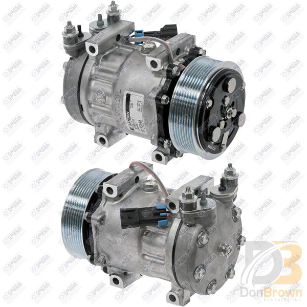 Omega Compressor SD7H15 4418 119mm PV8 119mm V-pad 12V 20-04418
