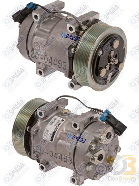Omega Compressor SD7H15 4493 Hpad 130mm PV8 Dir 12V WV Head 20-04493