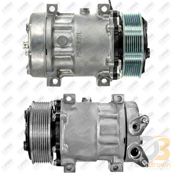 Omega Compressor SD7H15 4584U1 Direct PV8 119mm 12V Vpad 20-04584
