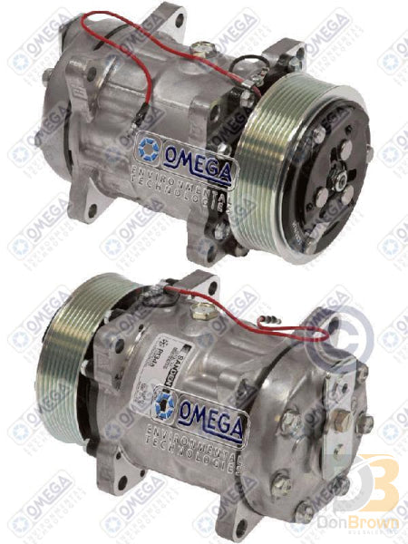 Omega Compressor SD7H15 4707 Hpad PV8 12V Ear 20-09980