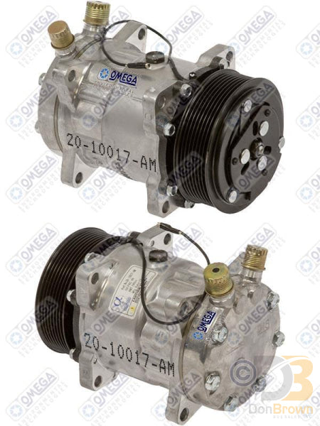 Omega Compressor SD7H15 4711 Vor 119mm PV8 12V Ear 20-10017-AM