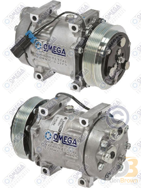 Omega Compressor SD7H15 4891 PV6 12V Dir Mt Wv Head 20-04494