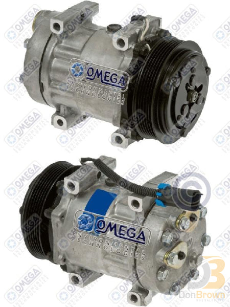 Omega Compressor SD7H15 4891 PV6 12V Dir Mt Wv Head 20-04494-AM