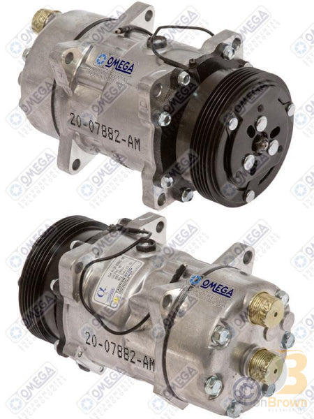Omega Compressor SD7H15 7882 117mm PV5 12V MH Head 20-07882-AM