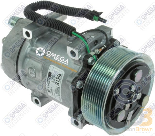 Omega Compressor SD7H15 PV10 24V Hor Dir with packard Term 20-04403