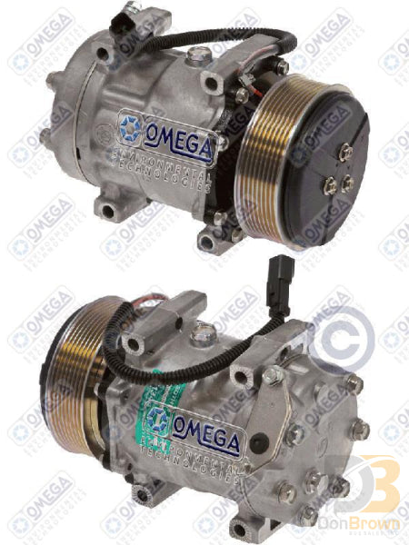 Omega Compressor SD7H15 PV8 120mm 12V Direct Vert Pad Tilted 20-08203