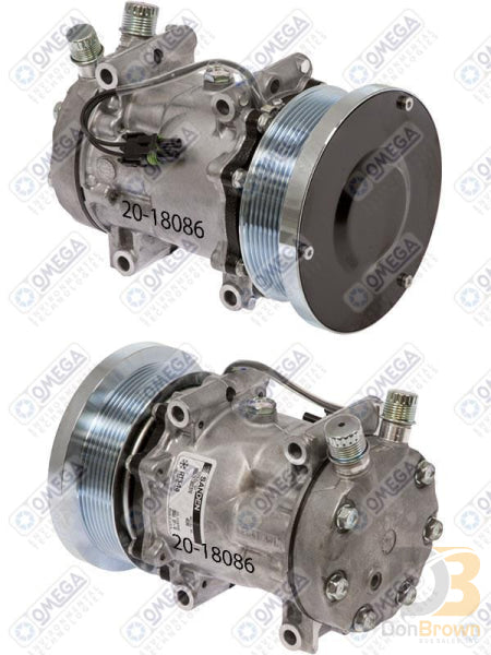 Omega Compressor SD7H15 PV8 12V 133mm Direct Mount 20-18086