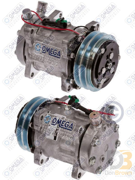 Omega Compressor SD7H15HD 4627 Vor 125mm 2A 12V Ear JD 20-10071