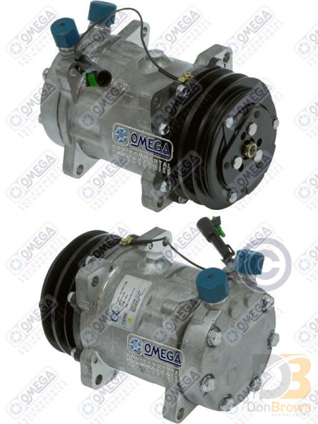 Omega Compressor SD7H15HD 4627 Vor 125mm 2A 12V Ear JD 20-10071-AM