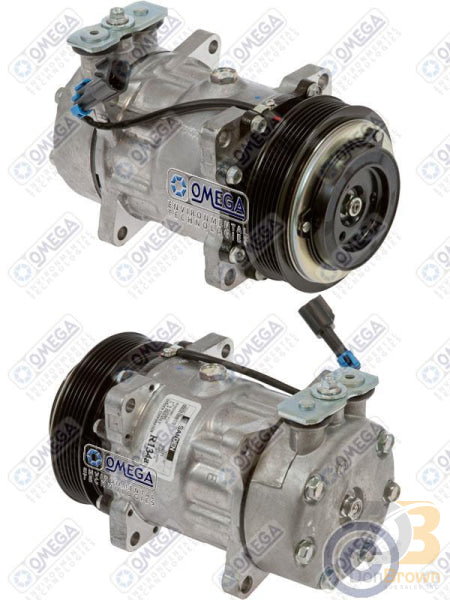 Omega Compressor SD7H15SHD PV6 125mm 12V Gsa Ear Direct 20-04091
