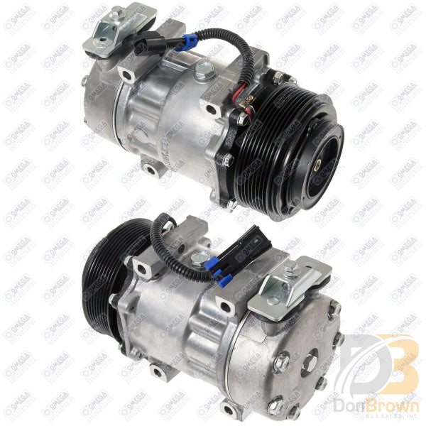 Omega Compressor SD7H15SHD PV8 Direct Mount 123mm 2 Wire 20-04398-AM