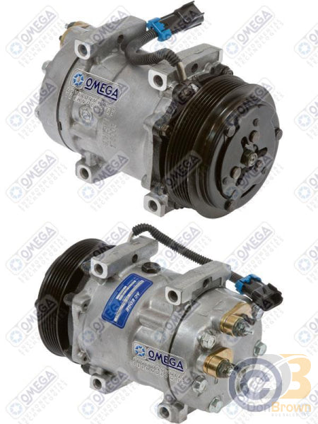 Omega Compressor SD7H15SSB 4815 PV6 12V 125mm Tang Gwa 2WIRE 20-04815-S