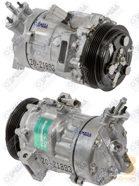 Omega Compressor SD7V16 1264 PV5 119mm 12V Direct Vsj Head 20-21893