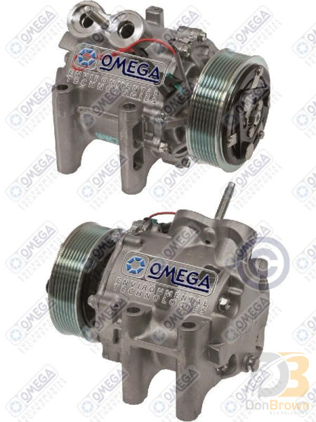 Omega Compressor TRSA12 Sanden 4996 PV8 119mm 24V 20-04996