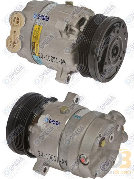 Omega Compressor V5 3EAR R134A Vpad 125mm PV6 20-10651-AM