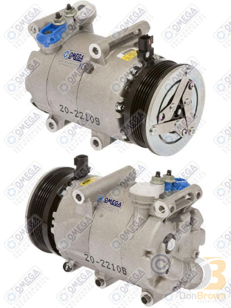 Omega Compressor VS16 PV5 109mm 12V 20-22109