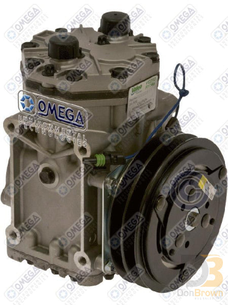 Omega Compressor York ER210L with clutch 1WIRE 2 Grv 6in 12V 20-21000-AM