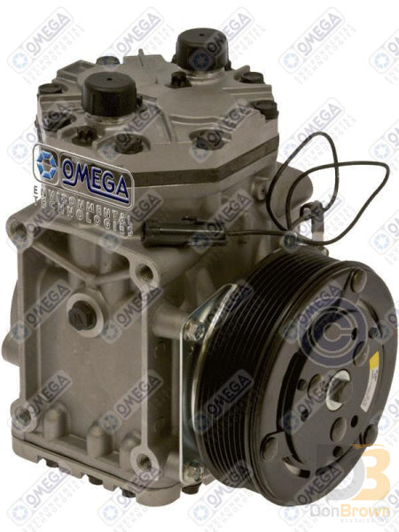 Omega Compressor York ET210L with clutch 1WIRE PV8 5 3/8in 12V 20-21005-AM