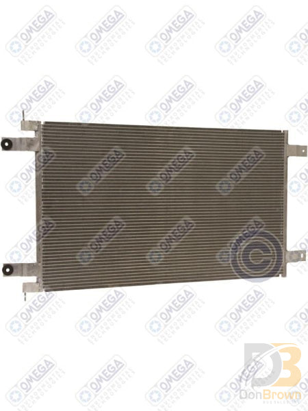 Omega Condenser 08-09 Kenworth T800 T2000 with pad Fittings 24-33657
