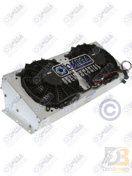 Omega Condenser Assembly Cm-15 12V Bus Skirt Mounted 2 Fans 24-03074