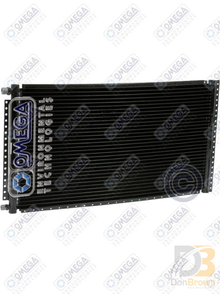 Omega Condenser PF 13.85in x 24in Four Rail Black #6/#8 Ftgs 24-50111