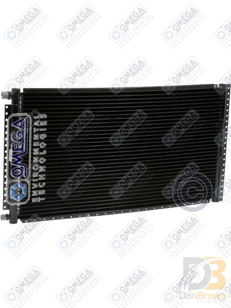 Omega Condenser PF 13.85in x 25in Four Rail Black #6/#8 Ftgs 24-50110